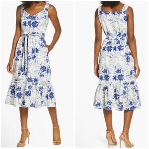Donna Ricco Floral Sleeveless A-Line Dress 14
